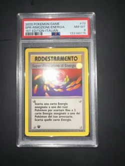 POKEMON PSA 8 SUPER-RIMOZIONE DI ENERGIA 79/102 SET BASE 1st EDIZIONE ITALIANO - Image 5