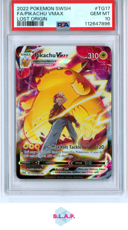 PIKACHU POKEMON TG17 2022 LOST ORIGIN FULLART ENGLISCH PSA 10 - Image 1