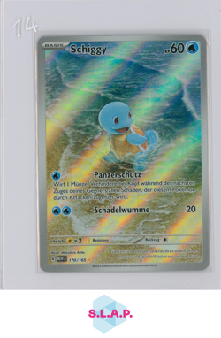 SCHIGGY POKEMON 170/165 MEW 151 SCARLET & VIOLET ILLUSTRATION RARE GERMAN - Image 1