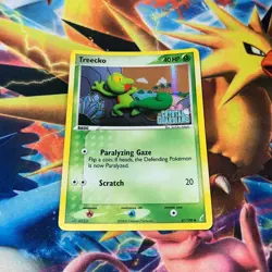 Treecko 67/100 ~ Stamped Reverse Holo ~ Crystal Guardians ~ Light Play ~ Pokemon - Image 1