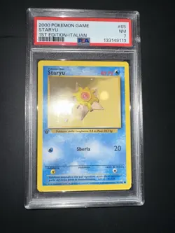 POKEMON PSA 7 STARYU 65/102 SET BASE 1st PRIMA EDIZIONE ITALIANO 2000! - Image 5