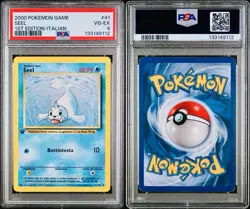 POKEMON PSA 4 SEEL 41/102 SET BASE 1st PRIMA EDIZIONE ITALIANO 2000! - Image 3