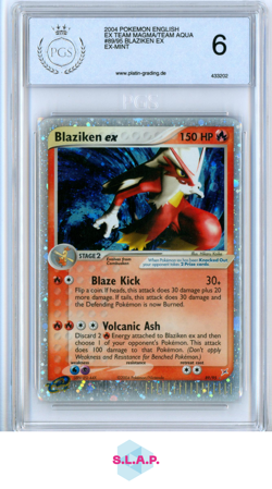 BLAZIKEN EX POKEMON 89/95 2004 EX TEAM MAGMA VS. TEAM AQUA HOLO ENGLISH PGS 6 - Image 1