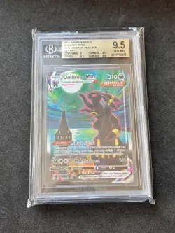 UMBREON VMAX POKEMON BECKETT BGS 9.5 Alternate ALT ART 215/203 EVOLVING SKIES - Image 1