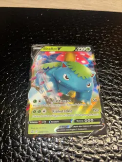 Pokemon Karte Bisaflor V Pokemon Deutsch SWSH100 Promo Near Mint - Image 1