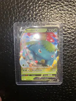 Pokemon Karte Bisaflor V Pokemon Deutsch SWSH100 Promo Near Mint - Image 2
