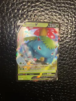Pokemon Karte Bisaflor V Pokemon Deutsch SWSH100 Promo Near Mint - Image 5