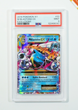 Pokemon PSA 9 M Blastoise Ex #22 XY Evolutions 2016 English - Image 1