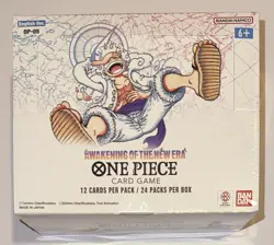 ONE PIECE BOOSTER BOX SEALED OP-05 AWAKENING OF THE NEW ERA ENGLISH 24 PACKS - Image 1