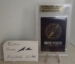 2024 One Piece OP08-Two Legends Monkey D. Luffy #109 Treasure Rare BGS10 ENG - Image 2