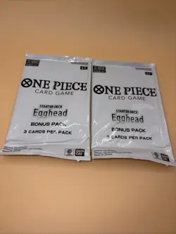One Piece TCG 2x Starter Deck 29 Egghead Bonus Packs *SEALED* *SHIPS NOW* - Image 1