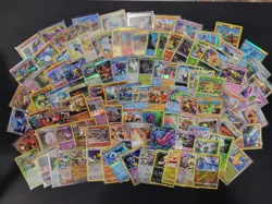 100 Holos/Reverse Holos Pokemon Cards TCG Lot Mega EX Mid-Era Modern Vintage - Image 1