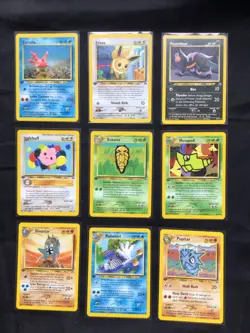 Pokemon Cards: Neo Discovery Complete 1st Edition Uncommon/Common Lot - Image 1