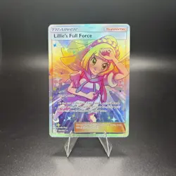 Pokemon TCG Lillie's Full Force 230/236 Sm-Cosmic Eclipse Holo Full Art Card NM - Image 1