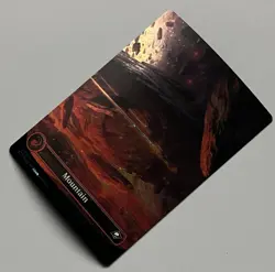 MTG Edge of Eternities Mountain Basic Land Common Galaxy Foil #0370 - Image 3