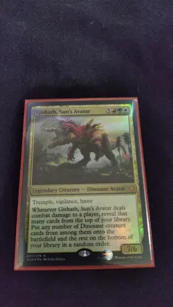 Gishath, Sun's Avatar - Ixalan - Foil - MTG - Image 1