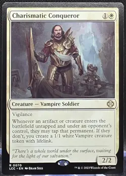 Charismatic Conqueror #70 Commander: The Lost Caverns of Ixalan Regular Rare - Image 1