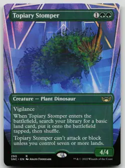 Topiary Stomper (Borderless) R Streets of New Capenna 290 NM - Image 1