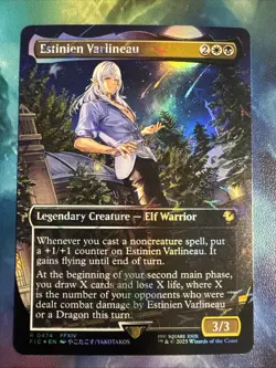 Estinien Varlineau (Borderless) (Chocobo Track Foil) Commander: Final Fantasy... - Image 1