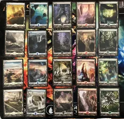 MTG Original Zendikar Full Art Basic Land Set of 20 Magic: The Gathering Cards - Image 1