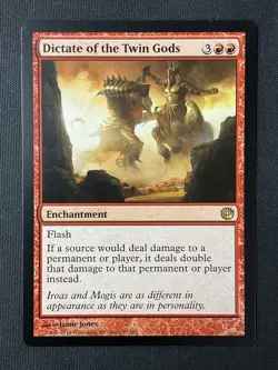 MTG Journey Into Nyx #93 Dictate of the Twin Gods NM - Image 1