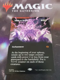 Mtg. Smile at Death. Borderless. Tarkir: Dragonstorm. Pack Fresh - Image 1