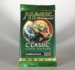 MTG Classic 6th Sixth Edition English Booster Pack - Sealed - Image 1