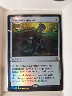 Sorcerous Spyglass - FOIL - Sealed Pre-Release Promo - Magic the Gathering MTG - Image 1
