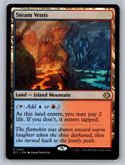 Magic: The Gathering -LORWYN: ECLIPSED- Steam Vents (RARE) #267 - Image 1