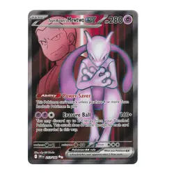 Team Rocket's Mewtwo ex 213/182 Secret Rare Full Art Holo 2025 Pokemon Card NM - Image 1