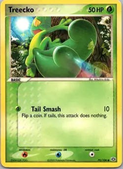 Pokemon TCG Treecko 70/106 Emerald LP - Image 1