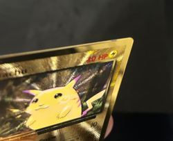 2021 POKEMON CELEBRATIONS UPC 58/102 PIKACHU (METAL) - LP (SMALL CHIP ON FRONT) - Image 4