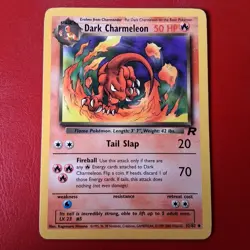 Dark Charmeleon 32/82 Team Rocket Regular Pokemon Card LP Wotc - Image 1
