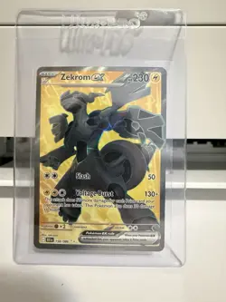 Pokemon Zekrom EX 158/086 Black & White Holo Basic 230 HP 180 ATK Dragon Card - Image 1