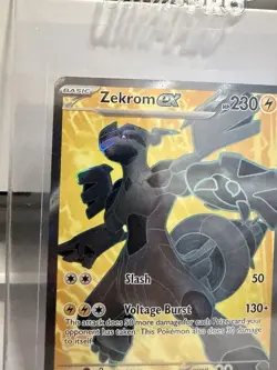 Pokemon Zekrom EX 158/086 Black & White Holo Basic 230 HP 180 ATK Dragon Card - Image 2
