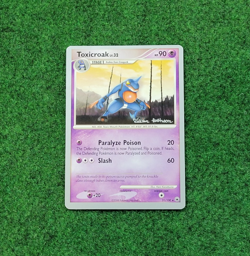Pokemon World Championships 2008 Toxicroak 31/100 Card - Tristan Robinson - Image 1
