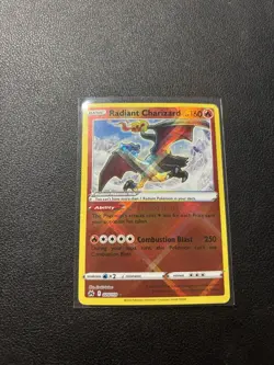 Pokemon TCG Radiant Charizard Crown Zenith 020/159 LP Ultra Rare - Image 1
