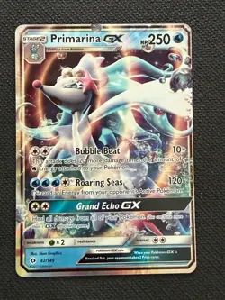 Primarina GX 42/149 Sun&Moon Holo Alola Gallery~ Gen VII~Pokemon TCG - Image 1