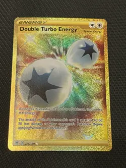 Pokemon TCG Brilliant Stars 216/189 Double Turbo Energy Secret Rare - NM - Image 1