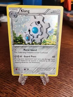 Klang 11/12 McDonalds Stamped Promo Card 2012 LP Pokemon TCG - Image 1