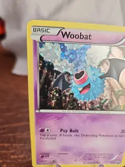 Woobat 7/12 Holo McDonalds Promo 2012 LP Pokemon TCG - Image 2