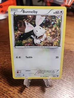Bunnelby 10/12 McDonalds Holo Promo 2013 Pokemon TCG - Image 1