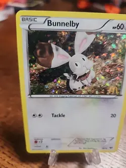 Bunnelby 10/12 McDonalds Holo Promo 2013 Pokemon TCG - Image 2