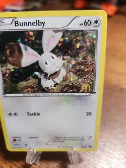 Bunnelby 10/12 McDonalds Holo Promo 2013 Pokemon TCG - Image 3