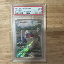 Pokemon Koraidon #014 Pokemon Center stamp SV: PSA 9 English - Image 1