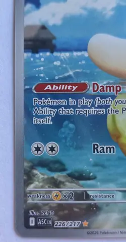 Pokemon TCG English Psyduck Illustration Rare 226/217 Ascended Heroes - NM - Image 2