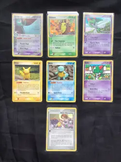 Pokemon Cards: EX Delta Species 7 Card Lot - Image 1