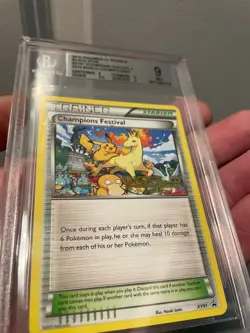 2015 Pokemon World Championship Champions Festival Worlds 15 Stamp XY 91 - BGS 9 - Image 2