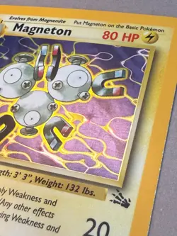 Magneton 11/62 Holo 1999 Pokemon TCG Fossil VINTAGE LP/MP - Image 4