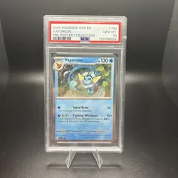 Pokemon Vaporeon #168 Pre Poster Collection SV Black Star Promo PSA 10 Gem Mint - Image 1